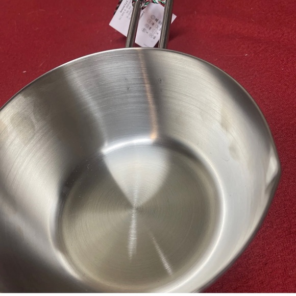 BARAZZONI S.P.A. Stainless Steel Conical Pan 14 Cm Diameter W/spout MADE ITALY - Picture 6 of 7